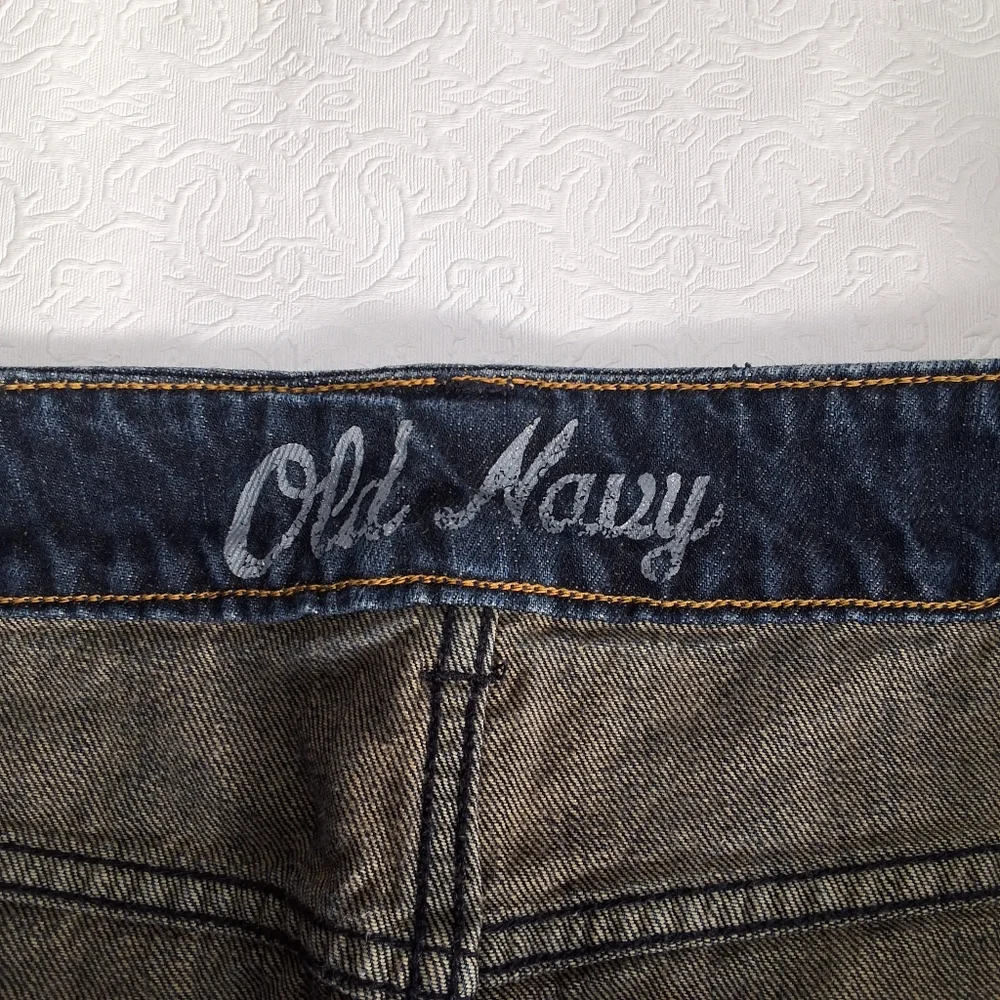 Old Navy Jeans Skirt Blue Color Plus Size 16